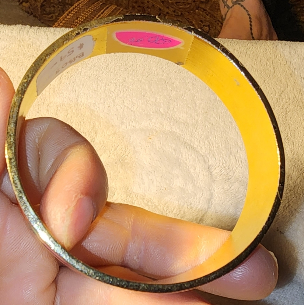 Ettika Enamel Statement Bangle Bold Geometric Des… - image 6